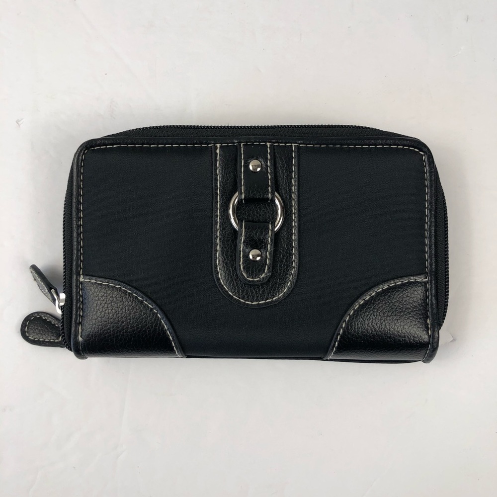 🆕 AVON Double Zip-Around Wallet | Black